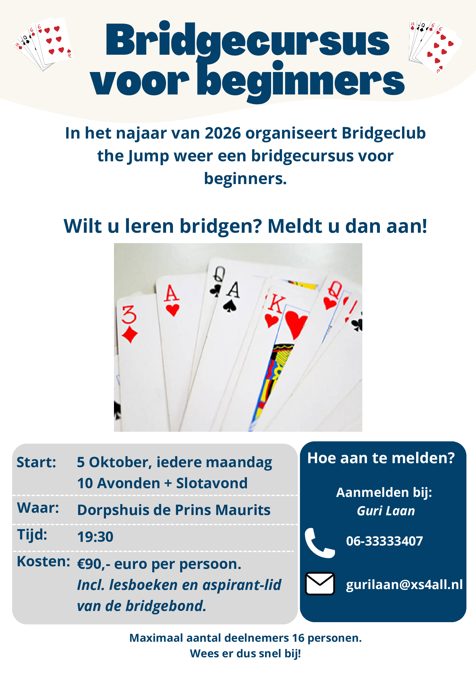 Bridgecursus voor beginners 1 hhh
