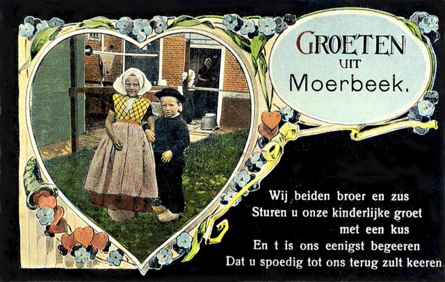 061 Moerbeek. Groeten. 1916  640x480