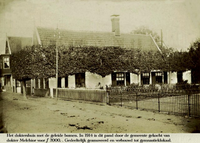 214 Bosstraat. Links van O.L. School 1908 640x480