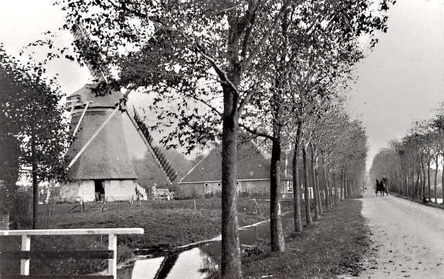 306 Bosstraat de meelmolen in 1931 verbrandt Custom