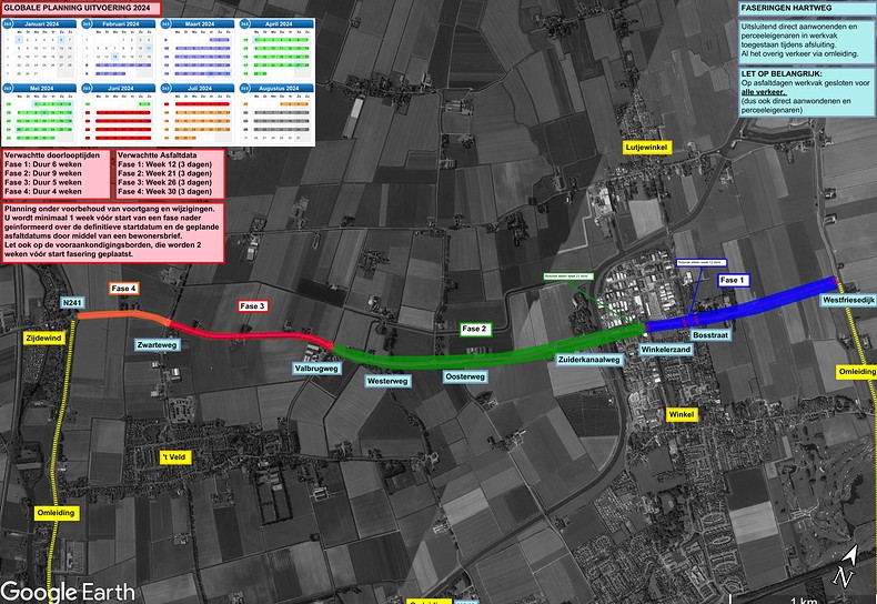 Globale planning uitvoering 2024 Hartwegbbbzznnnn BorderMaker