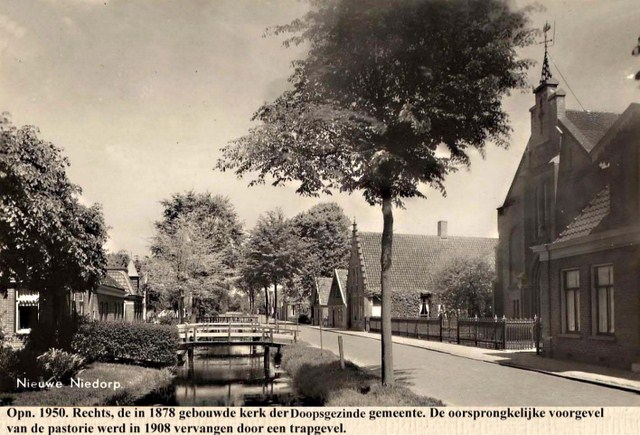 475 Dorpsstraat. Doopsgezinde kerk. 1950  640x480