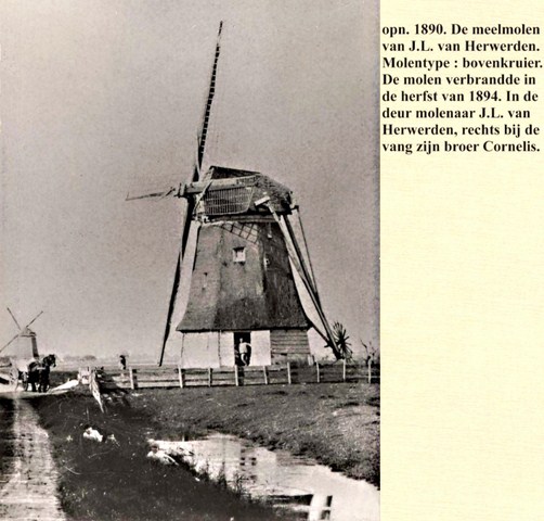 649 Oosterweg. Meelmolen. 1890  640x480