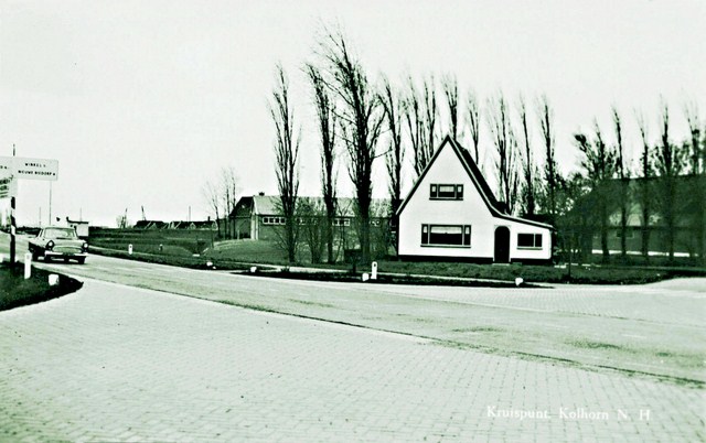 404 Hoofdweg 59 en kruispunt Havenweg 1957 640x480