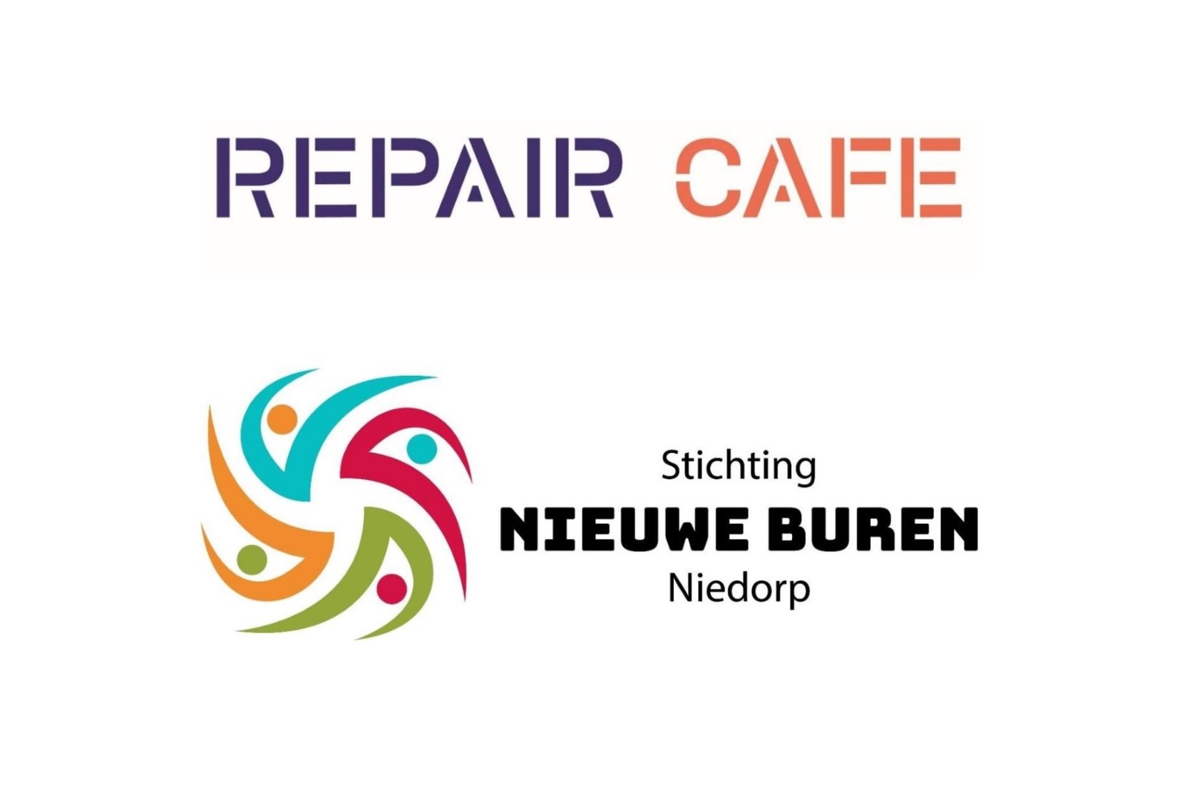 Logo Repair Café en Stichting Nieuwe Burenaa