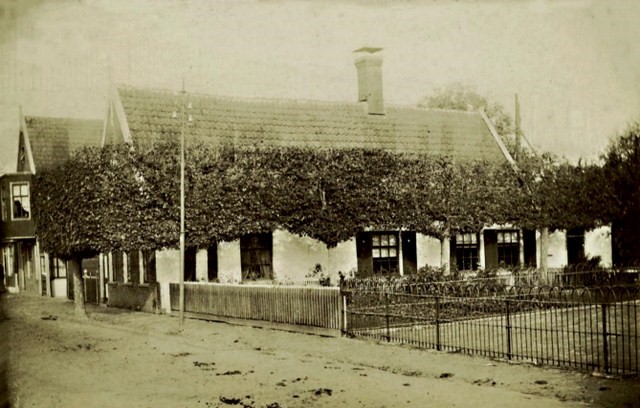 214 Bosstraat. Links van O.L. School 1908 640x480bbbb