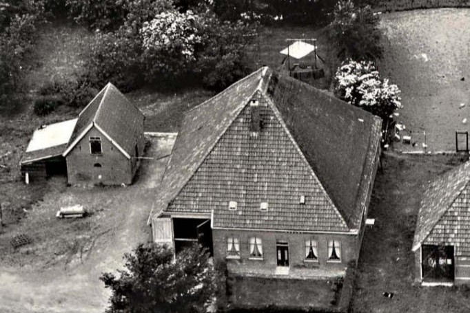 114 Dooie End. Luchtfoto. 1951 aaa