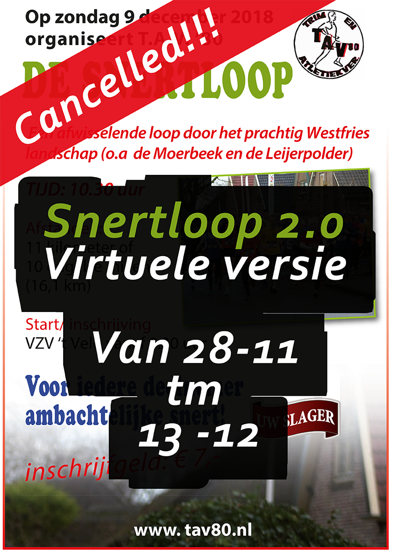 Poster Snertloop 2.0