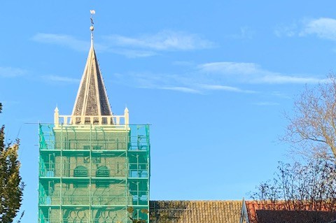 bbToren Willibrorduskerk in de steigers 23 11 21 3