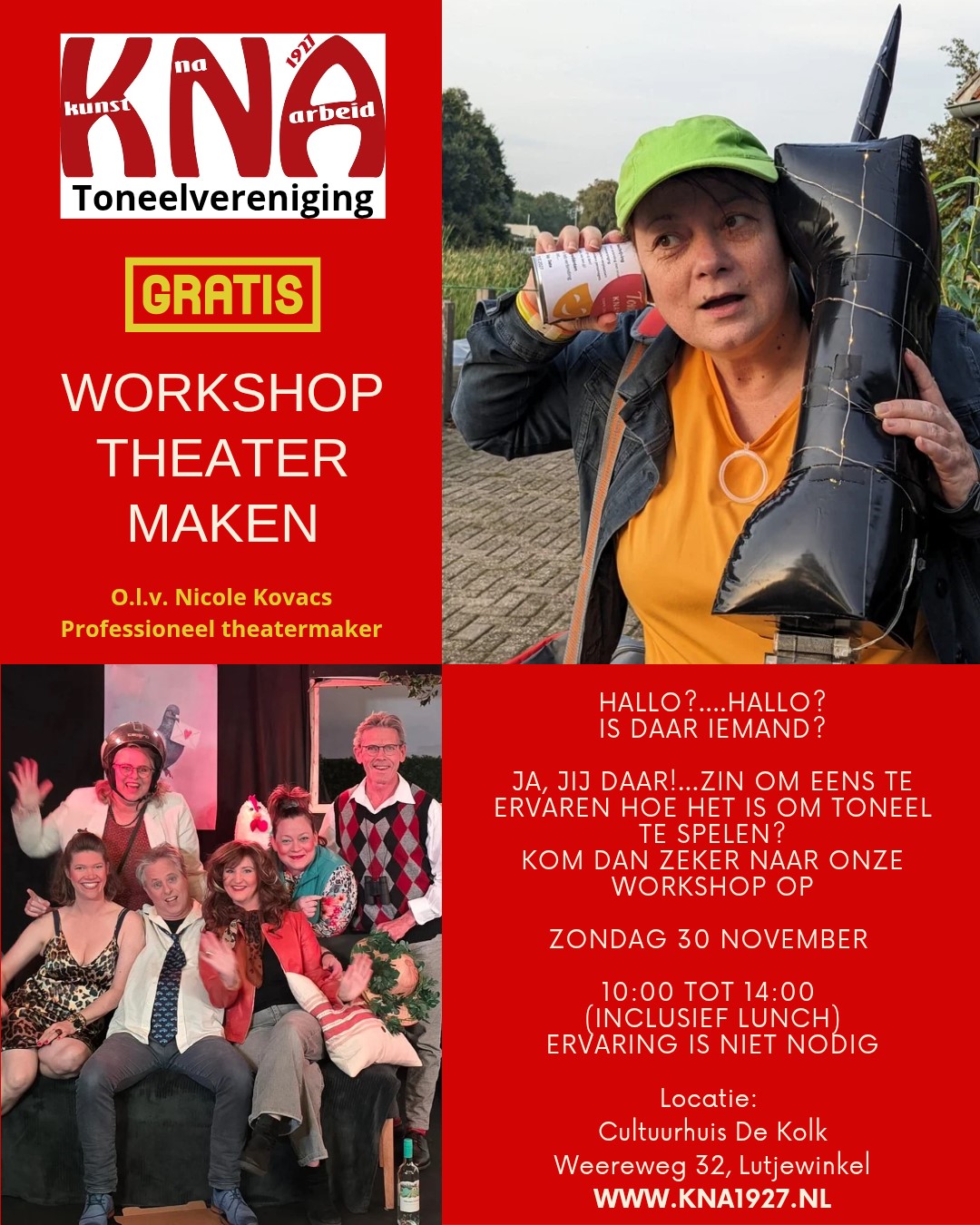 Workshop theater maken KNA1927bbb