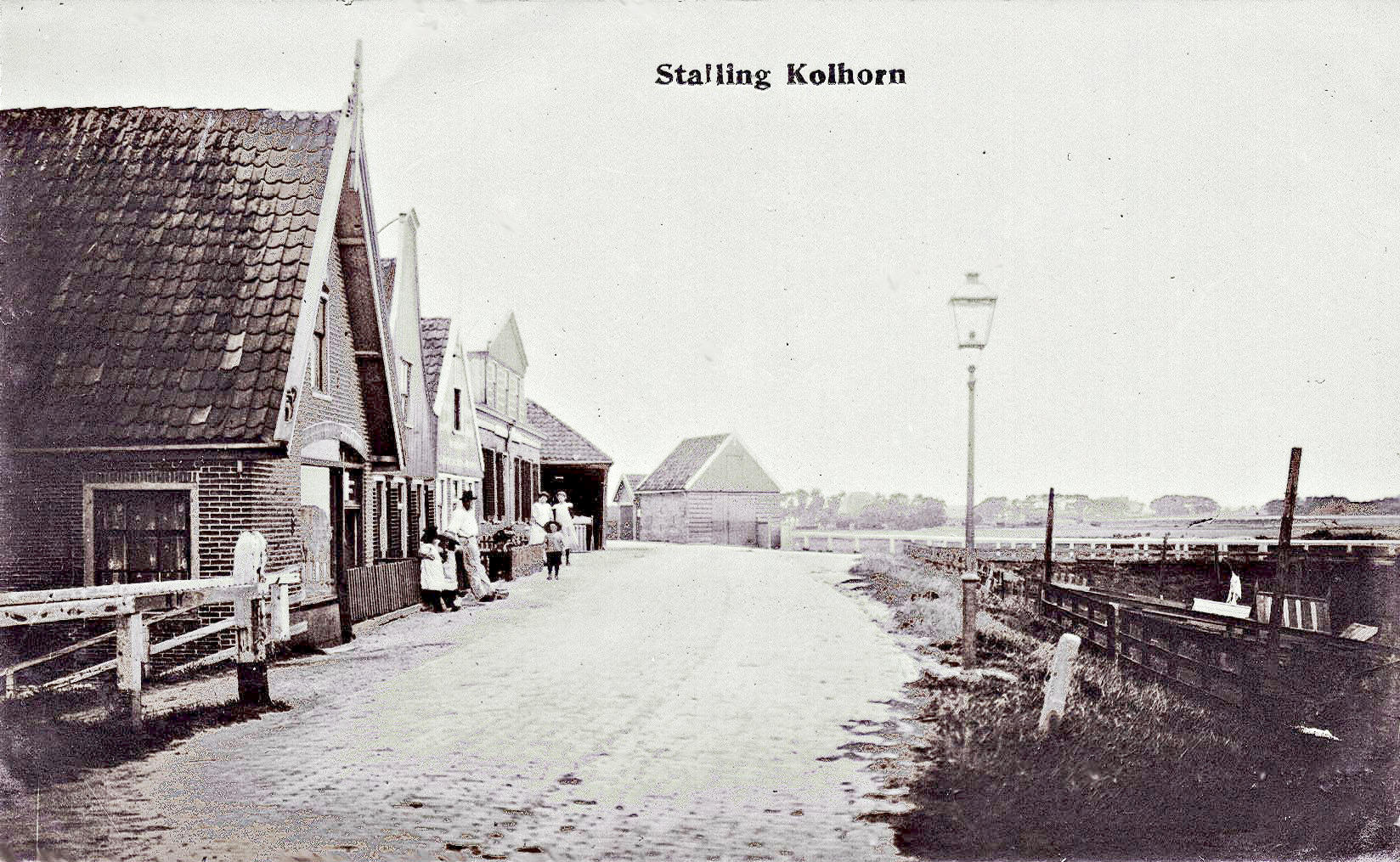 043 Westfriesedijk 76. Stalling. 1915 