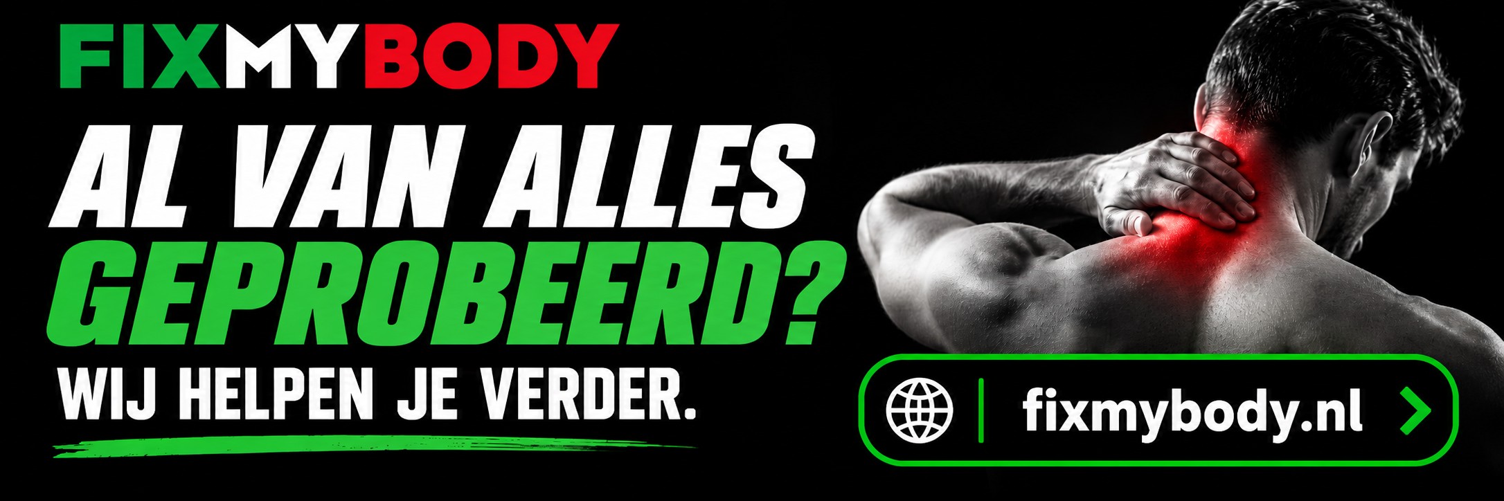 Fixmybody Banner pewis newspage nekklachten