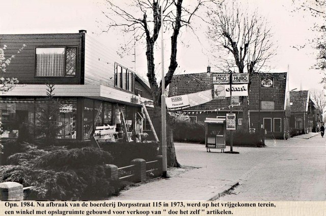 553 Dorpsstraat links PICO nu Aldi. 1984 640x480