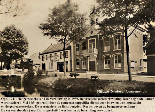 619 Dorpsstraat. Raadhuis. 1941 640x480