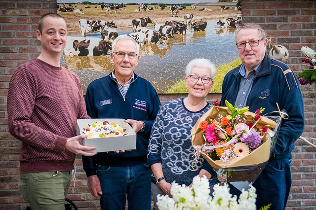 Jo Vermaireboeket voor George Mooiman BorderMaker