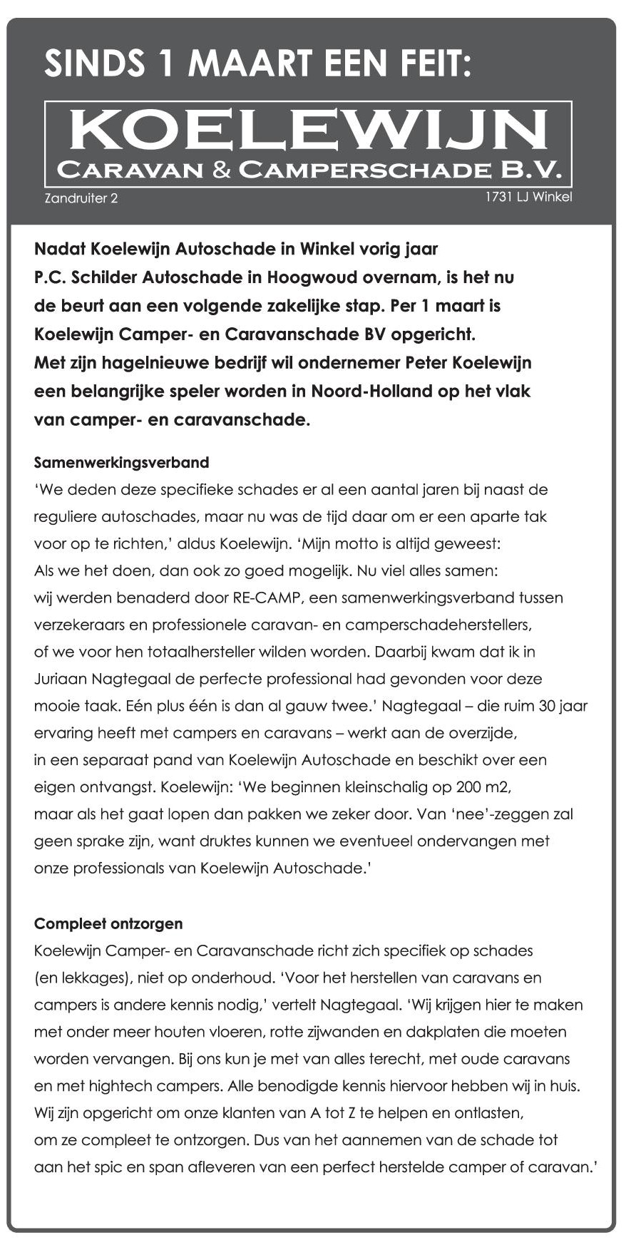 Redactioneel Koelewijn CCS 4aa