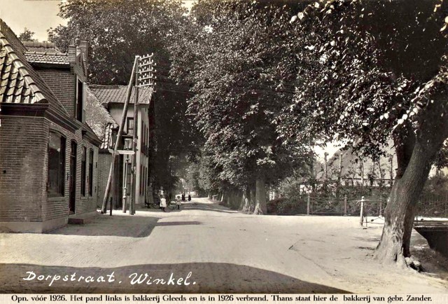 341 Dorpsstraat. Bakkerij Zander. 1912 640x480